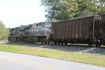 NS 8025 Monongahela RR heritage unit as a pusher